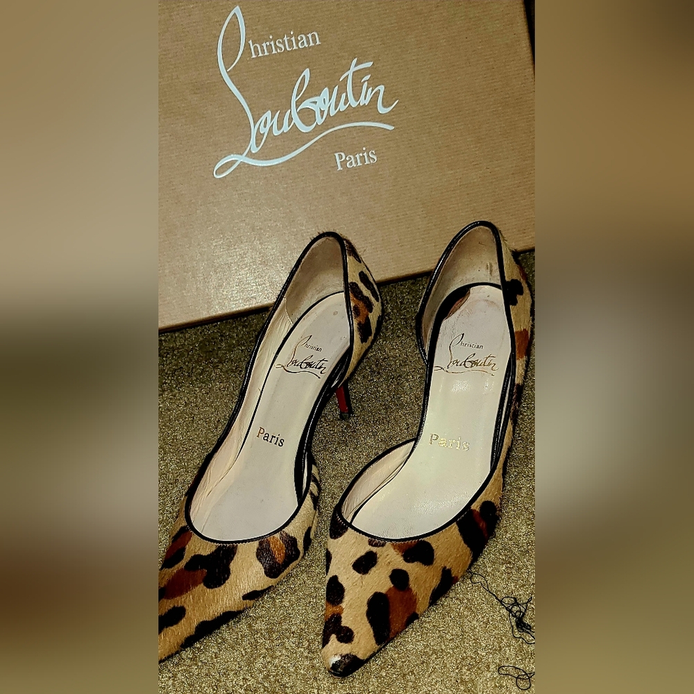 Christian Louboutin Leopard Heels